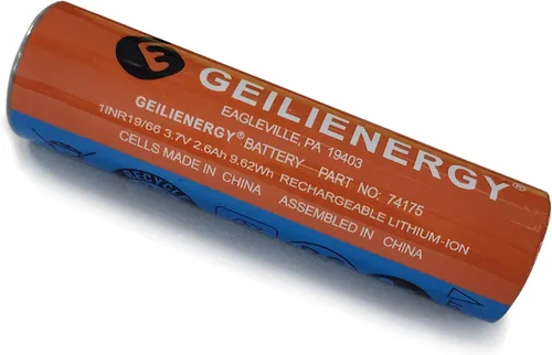 Vista 3 de Batería de litio de 3.7 V 2600 mAh 74175 compatible con 74778 74353 batería de litio linterna (2 unidades)