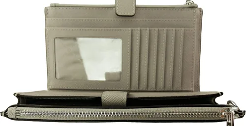 Vista 7 de Michael Kors - Billetera de viaje con doble cremallera para mujer modelo Jet Set con correa para la muñeca