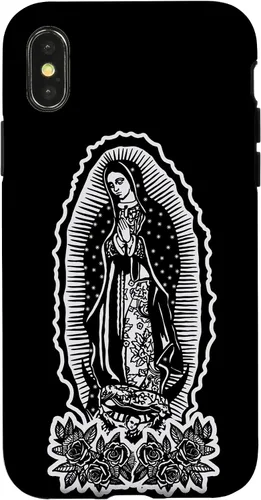 Vista 5 de Funda para iPhone 16 Nuestra Señora Virgen De Guadalupe Virgen María Tattoo Hombres Mujeres