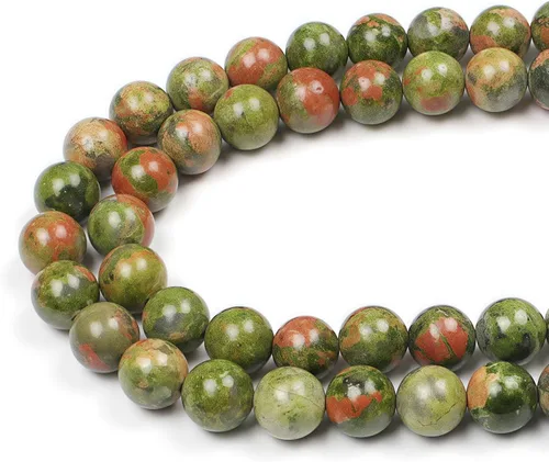 Vista 19 de MJDCB Cuentas de Turquesa Africana Natural Redondas Piedras Sueltas para Hacer Joyas Pulsera Collar Accesorio DIY 15" (4mm)