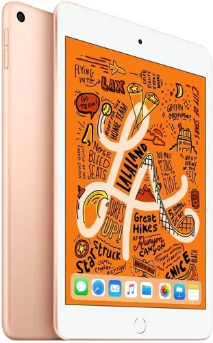 Vista 2 de Apple iPad Mini, 5ª generación (Wi-Fi, 64GB) - Oro (Renovado)