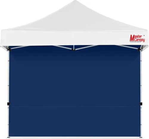 Vista 25 de MASTERCANOPY Toldo de 8x8 pies SunWall Toldo Instantáneo Pared Lateral para Toldos Emergentes Tiendas Gazebos, Protección UV Solo Pared Lateral Azul