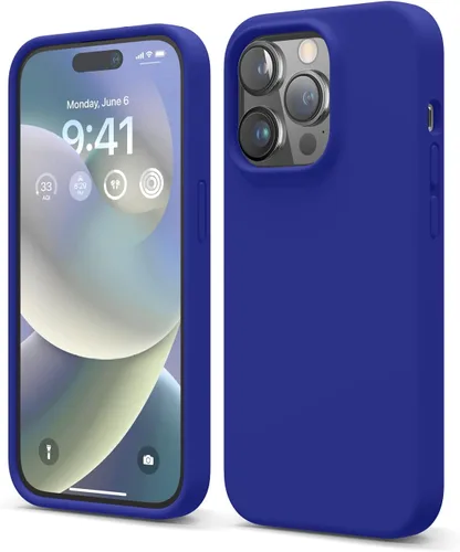 Vista 22 de elago Compatible con Funda para iPhone 14 Pro, Funda de Silicona Líquida, Cubierta Protectora de Cuerpo Completo, A Prueba de Golpes, Funda Delgada