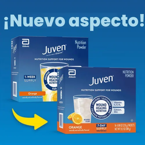 Vista 2 de Juven mix de bebida energizante terapéutica, naranja, 0.85 onza (paquete de 48).