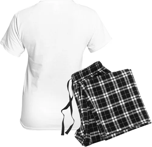 Vista 6 de CafePress I Love Heartland - Conjunto de pijama de algodón para mujer, ropa de dormir cómoda
