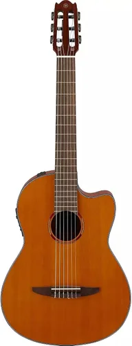Vista 5 de Yamaha NCX1 NT Cutaway Guitarra Clásica Acústica-Eléctrica de Cuerdas de Nylon, Natural