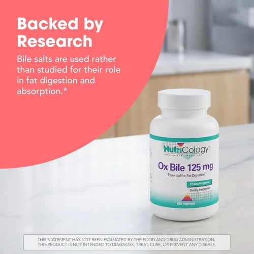 Vista 5 de Ox Bile, 180 cápsulas de 125 mg, 713947563704, 1, 1