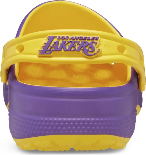 Vista 2 de Crocs Zuecos clásicos de Los Angeles Lakers de la NBA para hombre