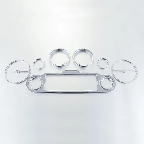Vista 7 de XFMT Kit de embellecedores de carenado interior cromado compatible con Harley Electra Street Glide 1996-2013 10 11 12