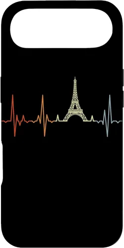 Vista 27 de My Heart Beats For Paris France Eiffel Tower Case for iPhone 16