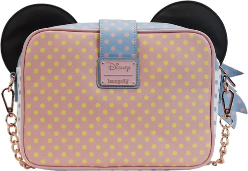 Vista 3 de Loungefly Disney Minnie Pastel Dots Crossbody Bag