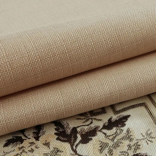Vista 3 de Funda rectangular para mesa de café con flores bordadas. Mantel de mesa de café beige y camino de mesa de té para sala de estar, lavable a máquina