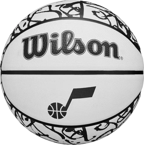 Vista 12 de Wilson NBA Team Balones de baloncesto con diseño de grafiti - Talla 7 - 29.5