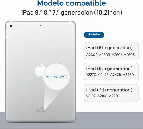 Vista 2 de SPARIN mica protectora para iPad Pro de 10.5 - Vidrio templado de doble protección, compatible con lápiz Apple, apto para funda, de borde redondo