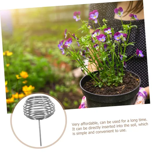 Vista 2 de Yardwe Caja de fertilizante de 50 piezas de fertilizante de orquídea inoxidable Fertilizante Herramientas de fertilizante Bonsái Cestas