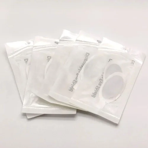 Vista 2 de Protectores de ojos láser desechables de belleza IPL/LED/microdermoabrasión para huéspedes de protección ocular paquete de 10 pares