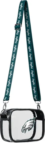 Vista 2 de FOCO NFL Womens NFL Team Logo Stripe Clear Crossbody Bag