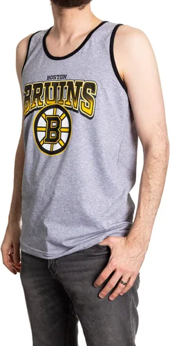 Vista 2 de Calhoun NHL Surf & Skate - Camiseta sin mangas para hombre con estampado degradado Boston Bruins