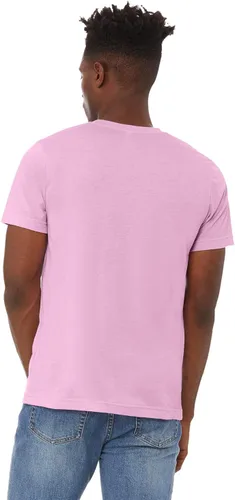 Vista 2 de Bella + Canvas - Camiseta de manga corta unisex con cuello redondo, 3413c, L, Lila