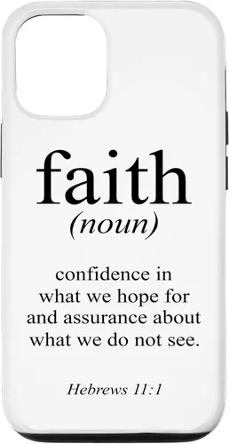 Vista 28 de Religious Jesus Christian Faith Definition Hebrews 11:1 Case for iPhone 17