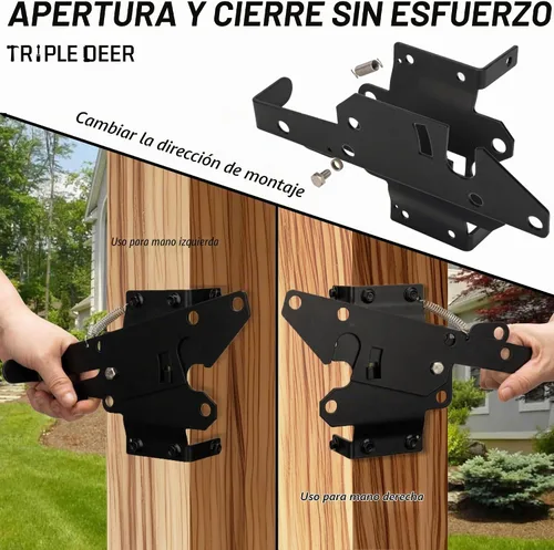 Vista 3 de Hardware automático de la puerta del montaje del poste resistente