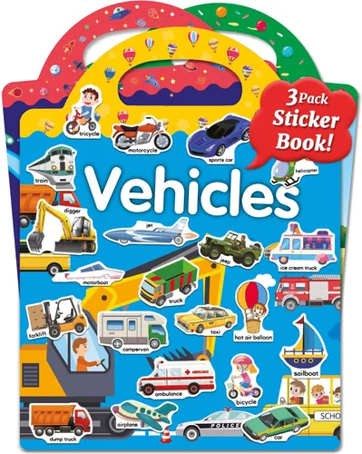 Vista 31 de Benresive - Libros de calcomanías reutilizables para niños de 2-4, libros de calcomanías para niños pequeños 1-3 y 2-4, juguetes de viaje Animal