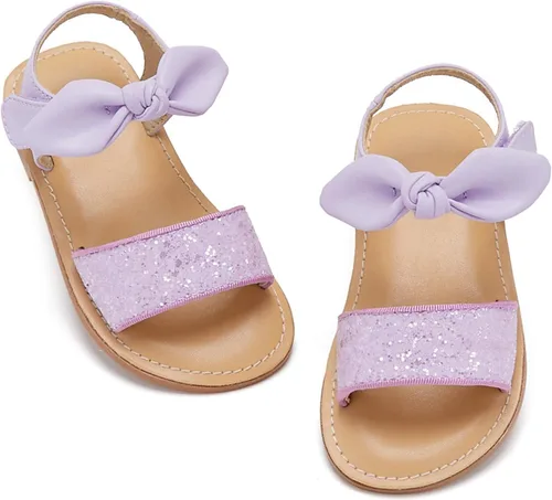 Vista 27 de Kiderence Sandalias de niña de las flores para niñas pequeñas, zapatos de Ck303 Oro