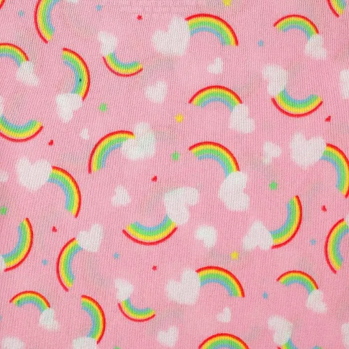 Vista 6 de BTween Pijama de 4 piezas para niñas, pijama de manga larga teñida con lazo para niñas