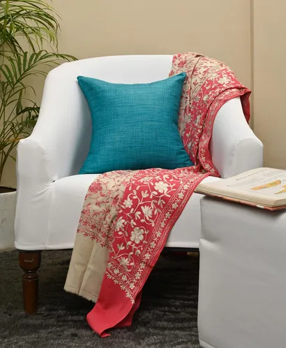 Vista 3 de Almohadas decorativas para sofá cama, almohadas decorativas de sala de estar, almohadas rústicas, fundas de almohada sólidas de seda
