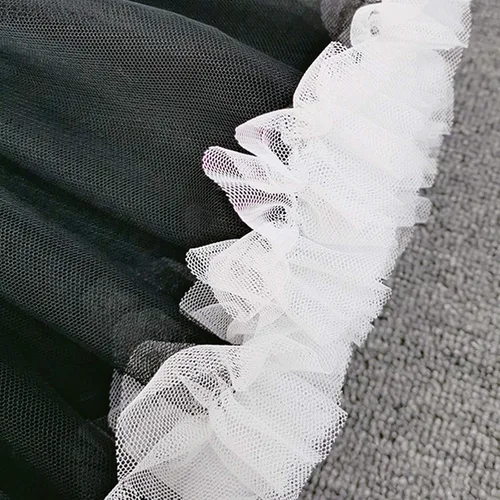 Vista 7 de Colyanda - Falda de tul plisada de 3 capas con tutú de mujer para fiestas o hacer cosplay