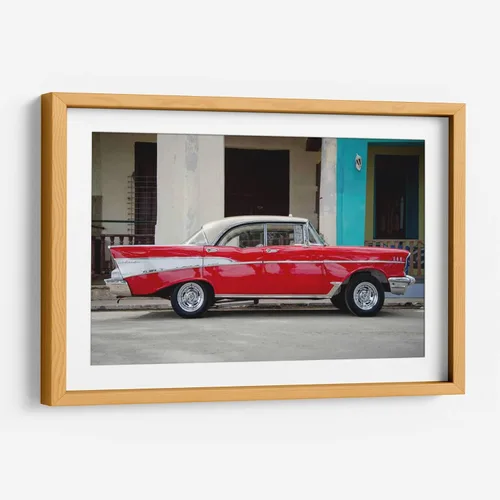 Vista 7 de Canvas Lab Cars of Cuba VII by Laura DeNardo 12 x 8 in Canvas Print Wall Art Travel, Transportation, Ethnic Wall Decor for Bedroom, Living