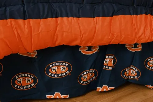 Vista 38 de College Covers Everything Comfy Nebraska Cornhuskers - Falda de cama con volantes, tamaño individual