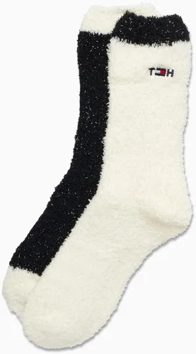 Vista 3 de Tommy Hilfiger Calcetines para mujer - Calcetines esponjosos y esponjosos (paquete de 2)