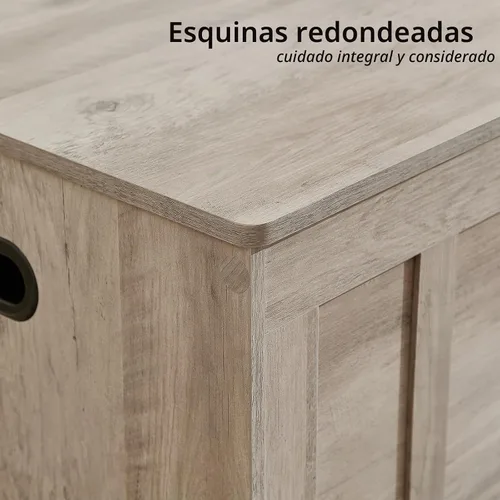 Vista 7 de VANKILEY Cofre de almacenamiento grande de 47.2", banco de almacenamiento Gris beige