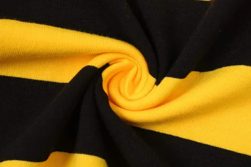 Vista 7 de OThread & Co. Camiseta de manga larga a rayas con cuello redondo para mujer