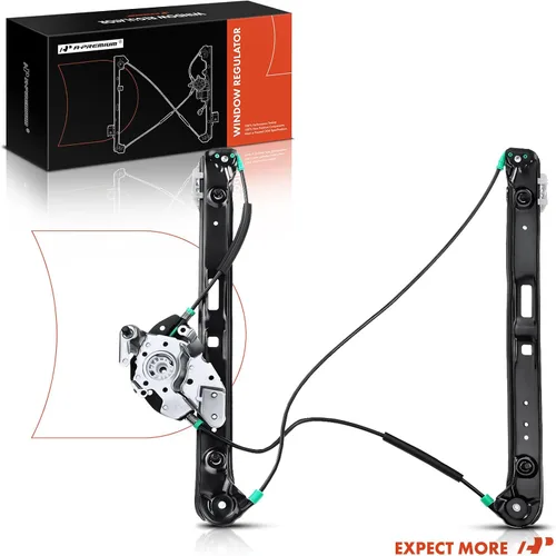 Vista 8 de A-Premium - Regulador de ventana eléctrico sin motor de reemplazo para BMW E46 323i 325i 325xi 328i 330i 330xi para el lado del conductor delantero