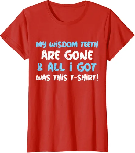Vista 48 de My Wisdom Teeth Are Gone! Camiseta divertida de muelas del juicio, Negro