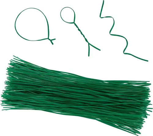 Vista 7 de Ataduras Giratorias para Plantas - Ataduras para Plantas de 8'' para Plantas Trepadoras - Ataduras de Jardín Reutilizables Ataduras Giratorias