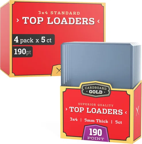 Vista 10 de Cardboard Gold Cargadores superiores para tarjetas de 190 puntos