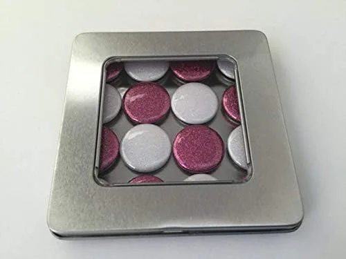 Vista 3 de Pink and White Glitter Magnet Set