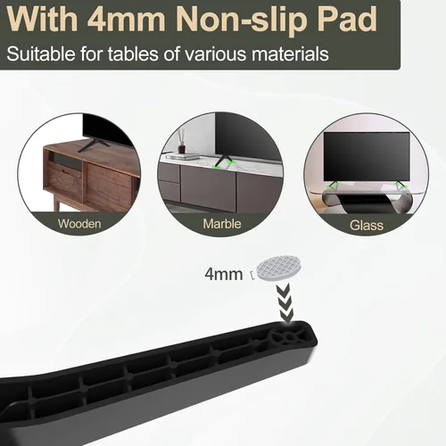 Vista 6 de Soporte para las patas del televisor LG, solo patas de soporte para TV para LG 55UK6500 55UJ6540 55UM7300 55UN6900 55LJ5500UA 49UJ6300 49UK6300