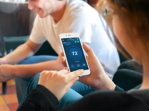 Vista 7 de Bosch termostato con control y conexión Wi-Fi.