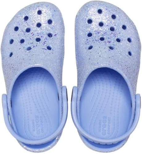 Vista 5 de Crocs Zuecos clásicos con purpurina (niño pequeñoniño grande)