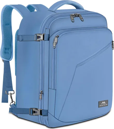 Vista 57 de MATEIN - Mochila de viaje extragrande de 10.56 galones, mochila de viaje ampliable apta para aerolíneas, para viajeros de fin de semana, hombres