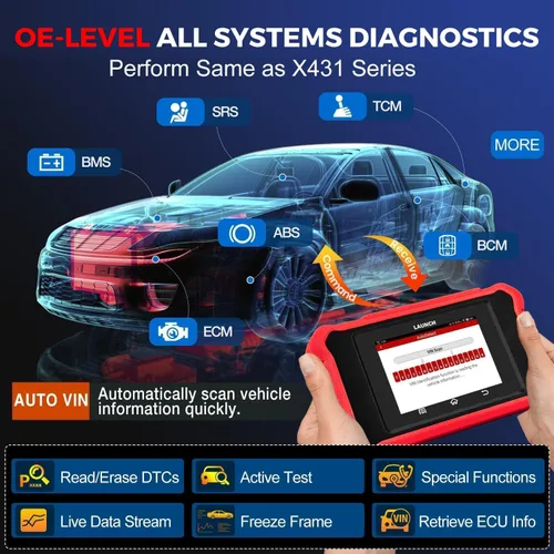 Vista 2 de LAUNCH Creader Elite V3.0 actualizado 2026 para GM, herramienta de escaneo