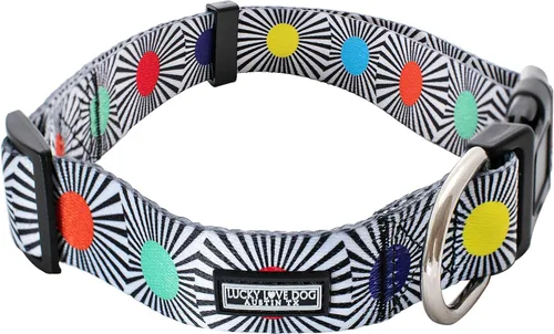 Vista 62 de Lucky Love Dog - Collar de perro ajustable con hebilla de fácil clic para los pequeños, duradero y cómodo para perros machos y hembras, collar