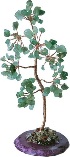 Vista 7 de Mina Heal Árbol bonsái de cristales curativos para decoración del hogar, decoración de habitación y escritorio de oficina, regalos espirituales