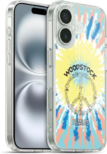 Vista 140 de Head Case Designs Funda de gel suave con licencia oficial de Peanuts Freak Flag Fly Woodstock 50th compatible con Apple iPhone 7 Plus/iPhone 8 Plus