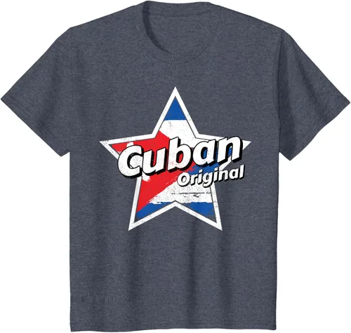 Vista 16 de Camisa Cubano Original Camisa Bandera de Cuba Camiseta Cubano, Negro