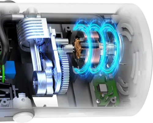 Vista 6 de Compresor de aire portátil, mini inflador, bomba eléctrica, DC 12 V, bomba de aire portátil de energía eléctrica de mano para neumáticos